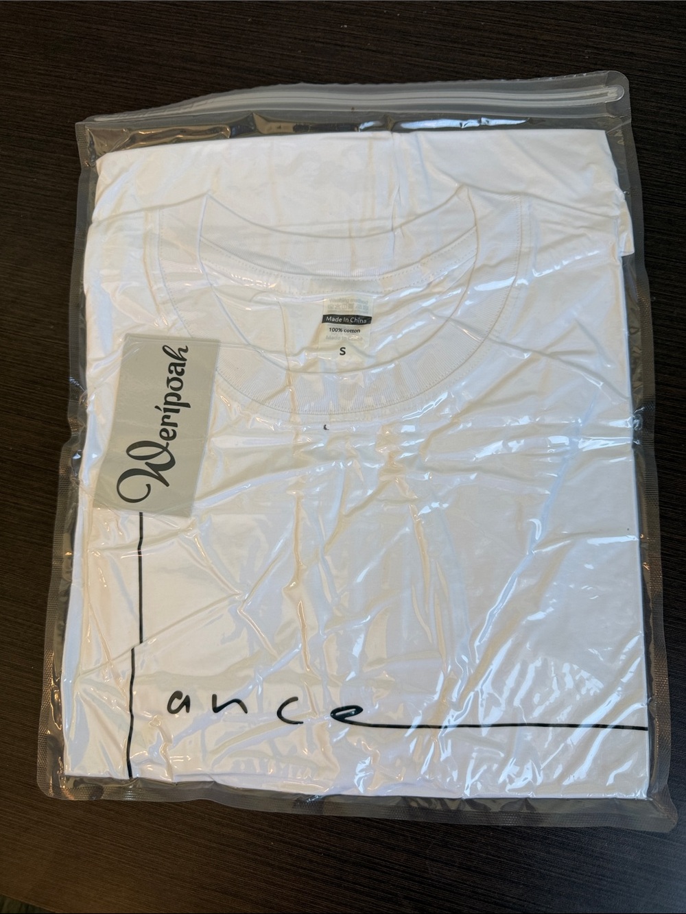 Men's White Crew Neck T-Shirt by Balance